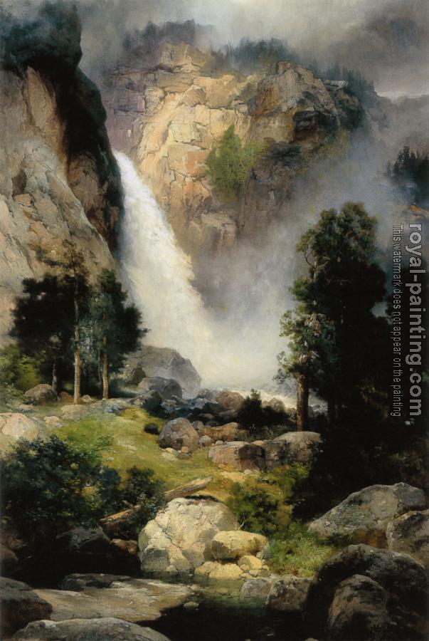 Thomas Moran : Cascade Falls, Yosemite